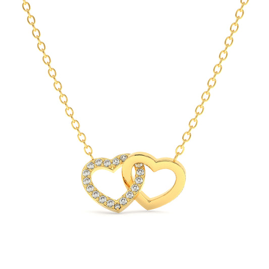 Double Heart Necklace