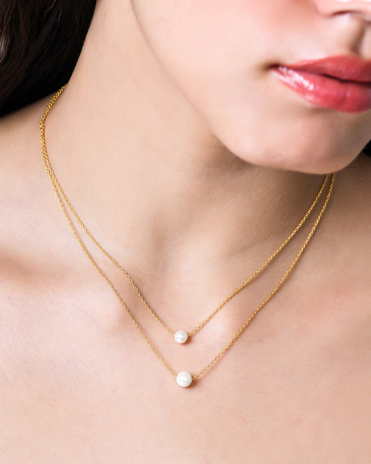 Layered Pearl Necklace