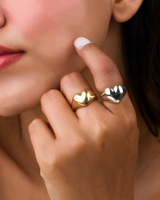 Chunky Heart Ring